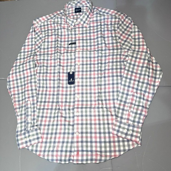 johnnie-O Other - Johnnie O Performance Shirt L Large Callum Long Button Multicolor Plaid Bamboo
